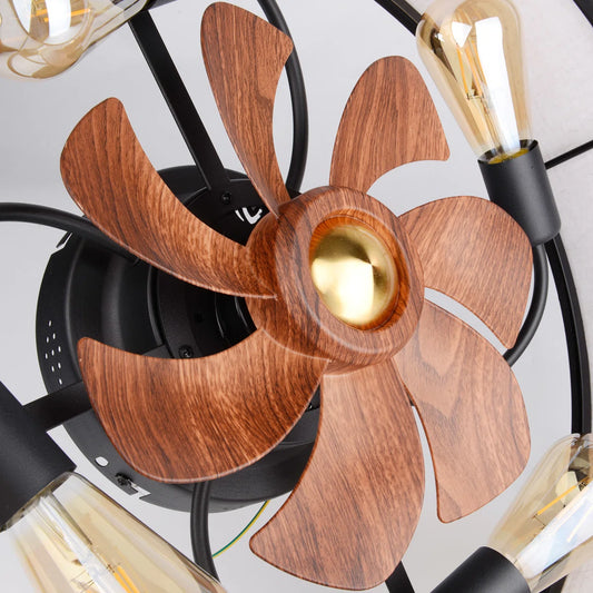 Arachne 19.6'' Ceiling Fan with Light Kit and Remote Control Included